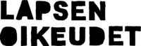 Children's Rights official logo in Finnish.